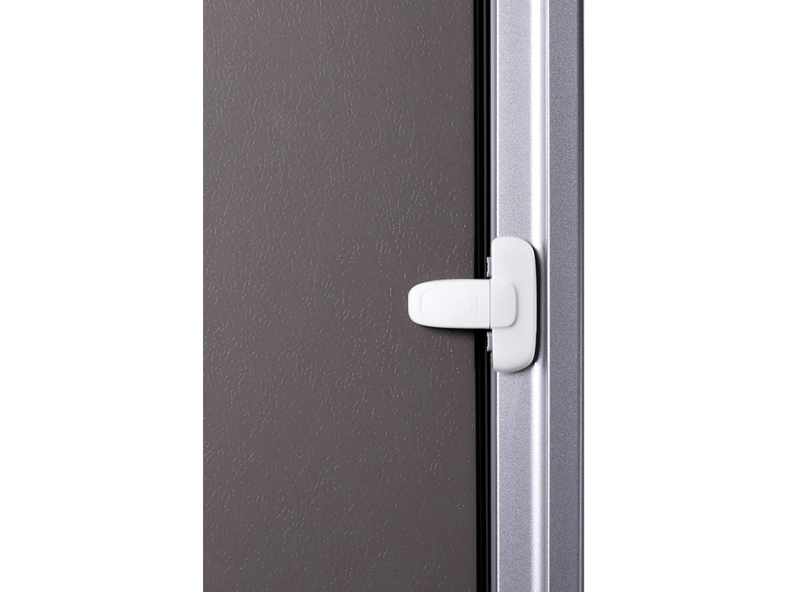 Trava De Geladeira De Uma Porta Para Crianças, Fácil De Instalar, Usa Fita Vhb 3m, Não Requer Ferramentas Ou Furadeiras (branca, Slowmoose