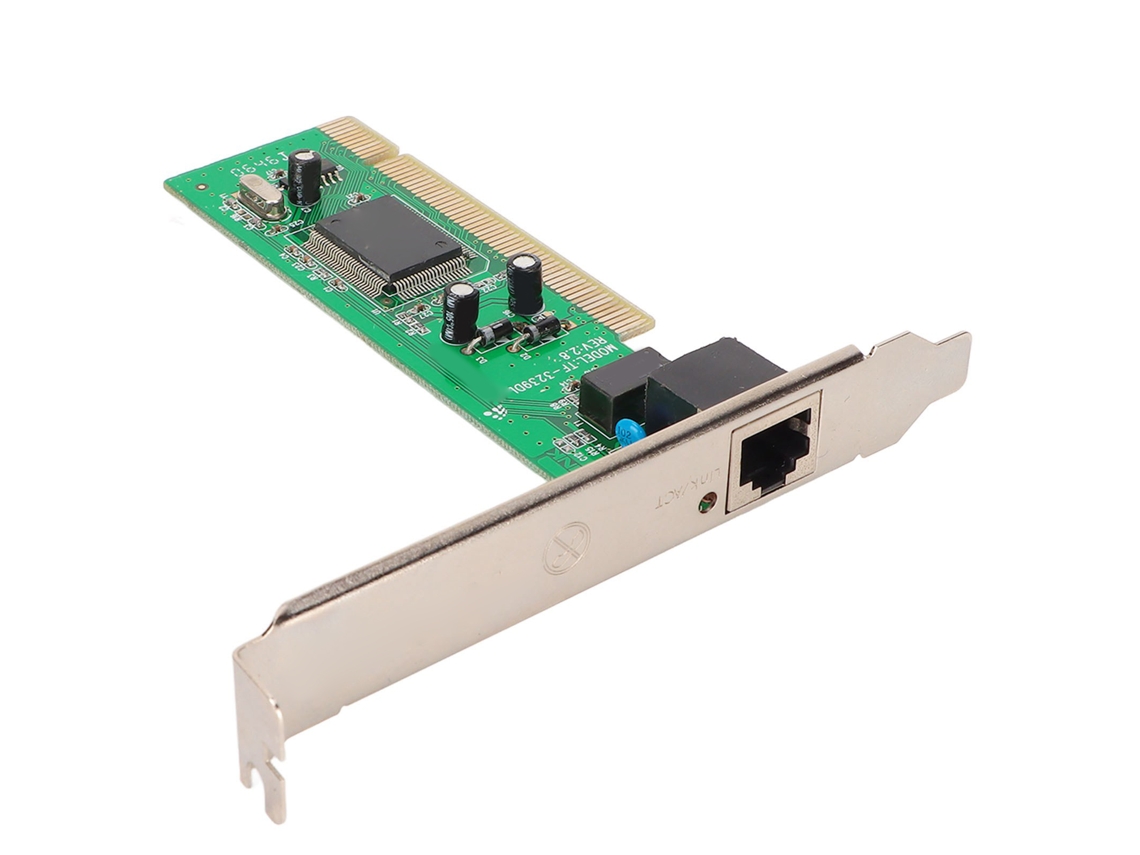 Placa De Internet Pci Porta Rj45 100mbps Chip Rtl8139d Adaptador De Ethernet Com Fio