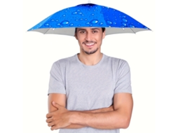 Chapéu Guarda chuva, Adequado para Acampar e Pescar com Faixa Elástica Proteção Uv, Multifunções, Moderno, Doméstico STELASPLEN