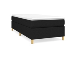 Box Spring Bed, Box Spring Beds Vidaxl Preto Tecido (90 X 190 Cm)