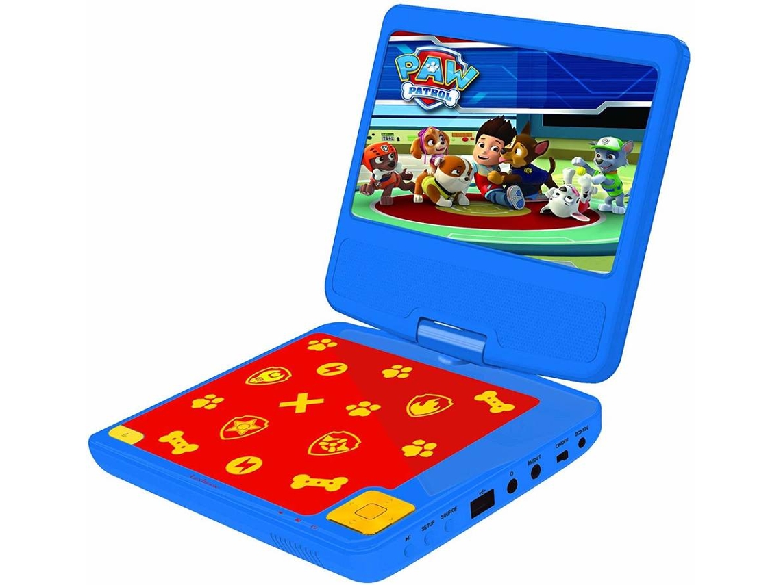 Leitor de DVD LEXIBOOK Patrulha Pata DVDP6PA