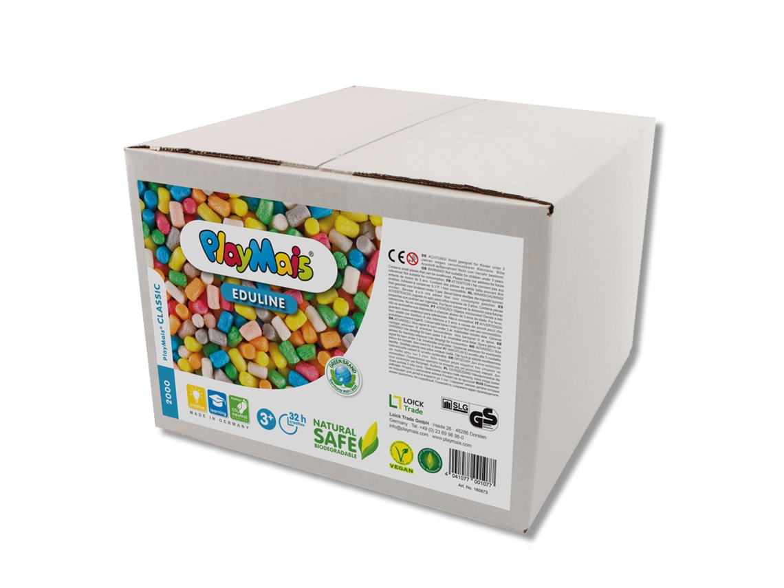 Blocos De Construção Playmais Eduline Classic Brinquedos Criativos 2000 Peças