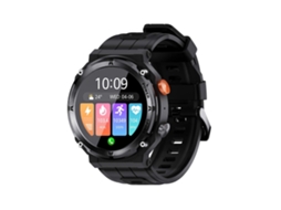 Smartwatch C21pro com tela colorida de 1,39 polegadas e bicicleta elétrica preta Ly