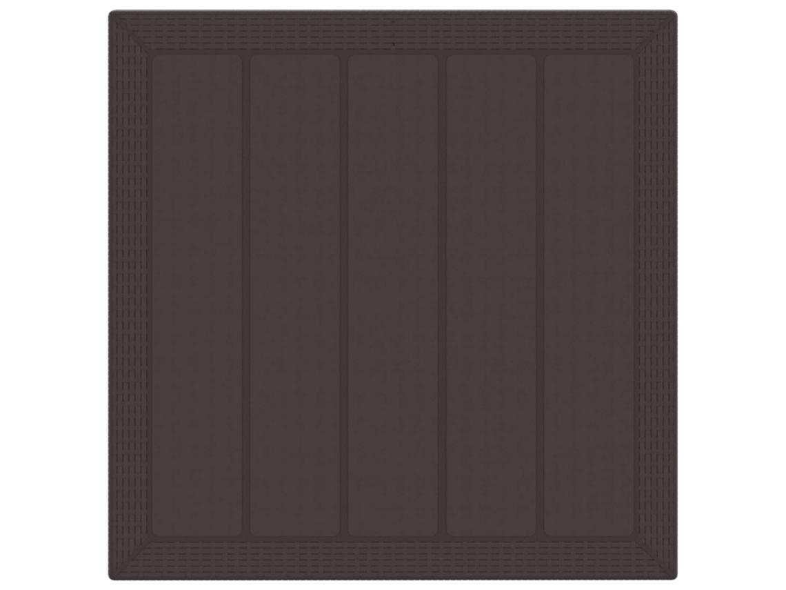 Conjunto de Jantar para Jardim 5 Pcs Castanho Polipropileno MAISON EXCLUSIVE