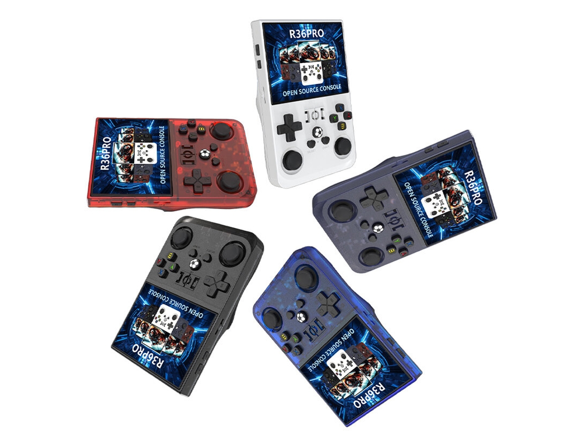 Red-r36pro: Consola De Jogos Portátil Com Ecrã Ips De 3,5 Polegadas E 128 Gb, Com Joystick Duplo Hall Integrado E 21 000 Jogos