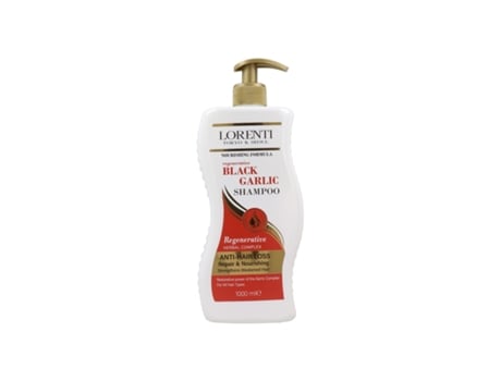 Hair Champú 1000 Ml Black Garlik Lorenti