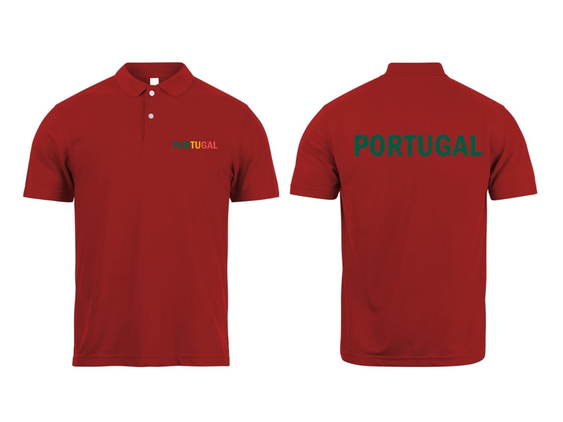 Polo TOPBRANDS Portugal Fanático Vermelha (XL)