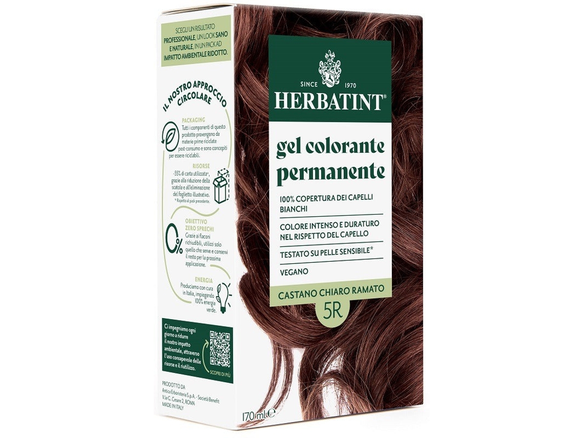 5r Castanho Claro Cobre 170 ml Herbatint Herbatint
