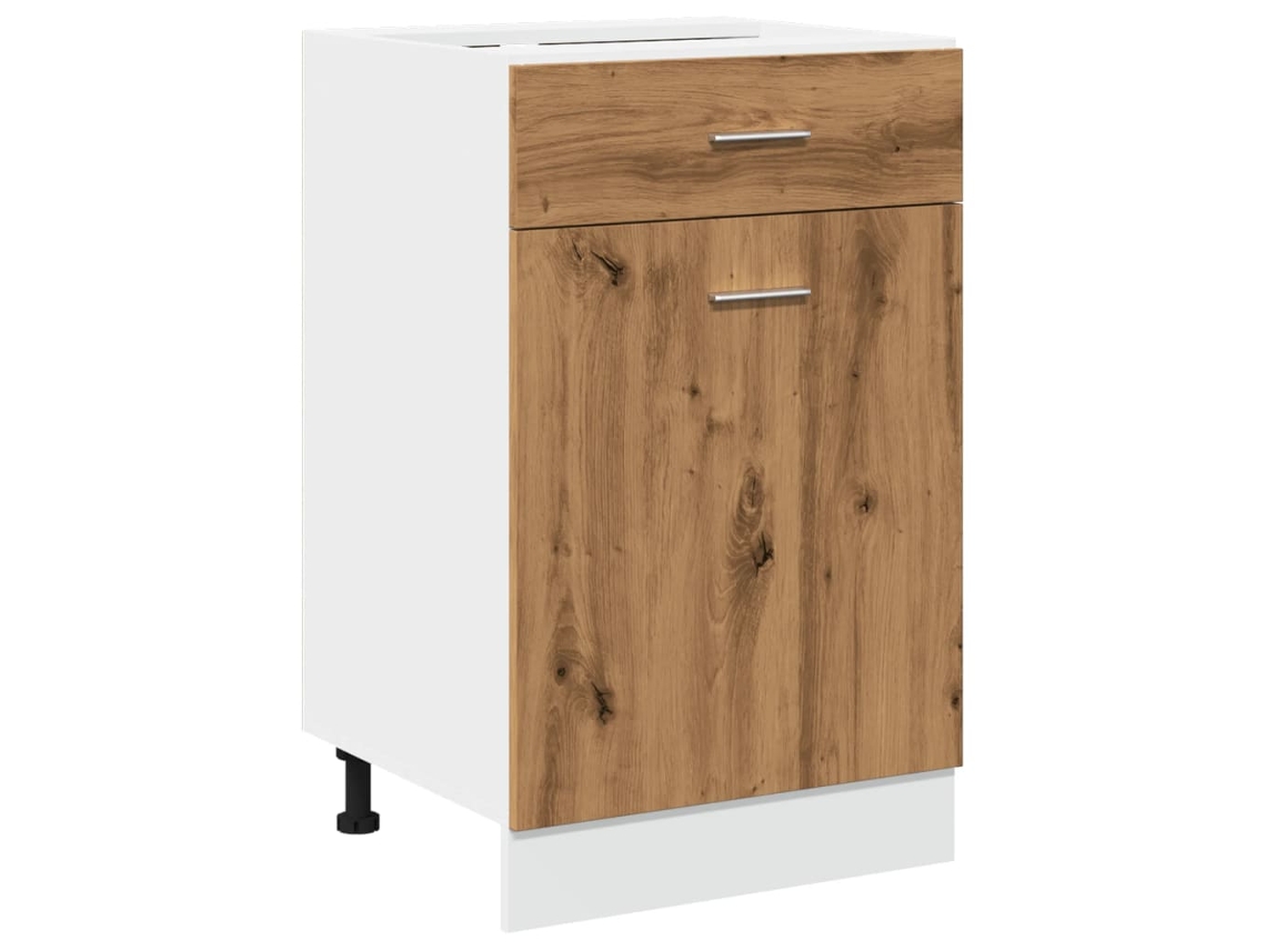 Drawer Bottom Cabinet, Drawer Bottom Cabinets Vidaxl Marrom Madeira Processada (n/a)