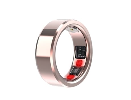 Smart Ring AUJEZON C3 Con Seguimiento de Sueño Y Fitness Y Estuche de Carga 18# Oro Rosa