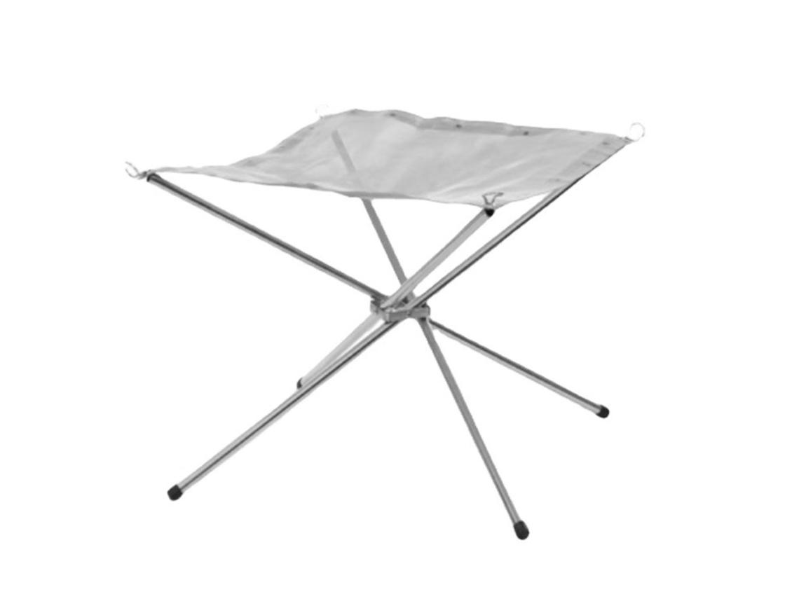 Rack de Fogo Portátil para Camping 42x42cm