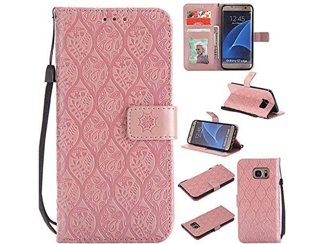 Capa Samsung Galaxy S7 Edge HONGWE. Rosa