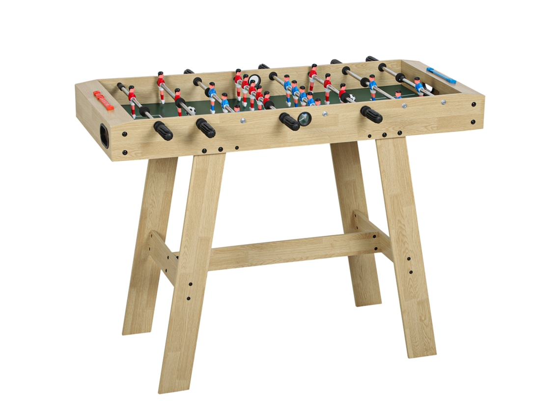 Matraquilho para Crianças com 2 Marcadores 8 Pegas 22 Jogadores e Varas Telescópicas 114x78x88 Cm Madeira Ge