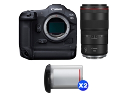 Eos R3 + Rf 100mm F/2.8 L Macro Is Usm + 2 Canon Lp e19 + Ebook “20 Dicas para Fotos Que Impressionam” CANON