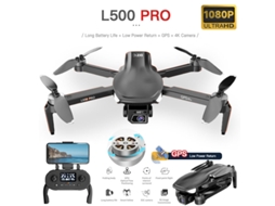 Drone Bestvite De Controle Remoto Gps L500pro (1080p Duração Da Bateria 25 Min Preto)