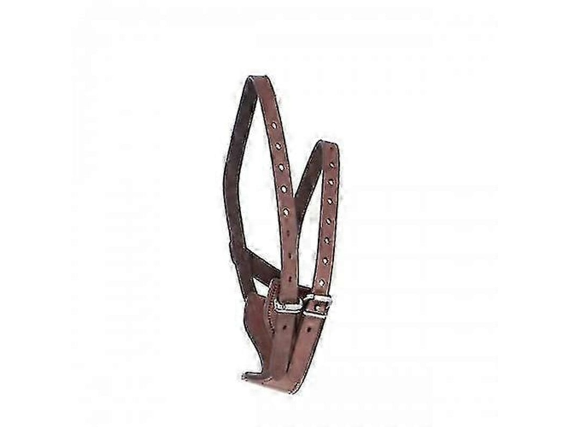 Colar De Couro Para Cavalo Anti-mordiscar Ajustável Com Fecho De Fivela Cob Nuez Australiana