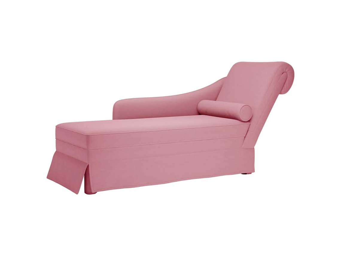Chaise Lounge, Chaise Lounges Vidaxl Cor-de-rosa Veludo