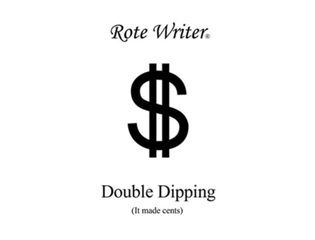 Livro Double Dipping It Made Cents De Rote Writer (inglês - Capa Dura)