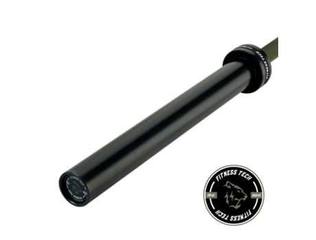 Barra Olímpica Verde 220 Cm × 50 Mm, 8 Rolamentos Fitness Tech