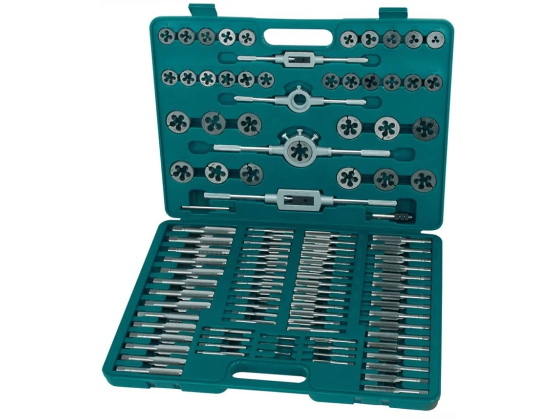 Brüder Mannesmann Conjunto de machos e caçonetes de corte 110pcs 53255