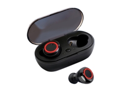 Fones de ouvido Bluetooth 5.3 esportivos in ear com microfone e estojo de carregamento