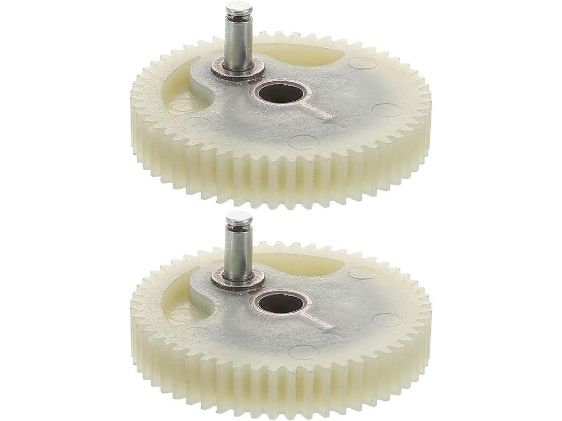 Kit De Peças Para Compressor De Ar Automotivo Com 2 Engrenagens De Plástico Bege.
