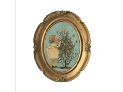 Quadro De Resina Com Relevo Estilo Europeu, Pode Ser Colocado Na Entrada, Fazer A Decoração Da Parede Com Fotos, 6 Polegadas De Dourado