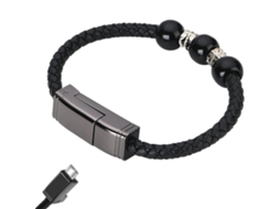 Pulseira de Couro Usb Carregável Portátil LAXISCREED