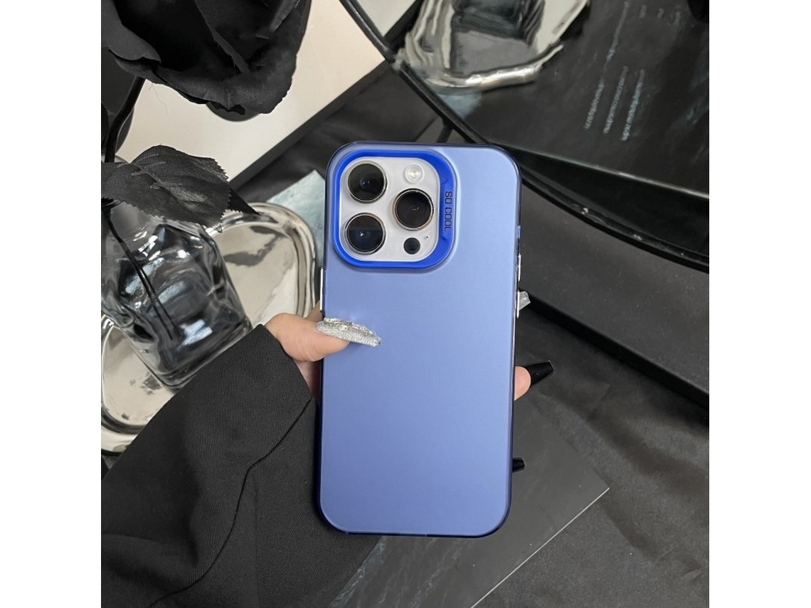 Conjunto De 2 Capas Rígidas Prateadas Para Iphone 17 (cor Imd).