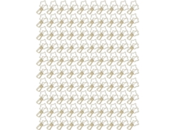 Clips De Estrela Metal Dourado, Com Design Vazado Divertido E Funcional, 100 Peças Resistentes Documentos, Papéis