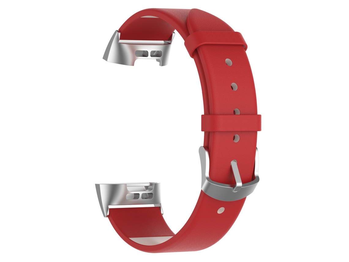 Pulseira de Couro para Smartwatch, Compatível com Fitbit Charge3 | EOOCOO