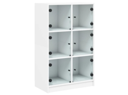 Guarda-roupa alto MAISON EXCLUSIVE com suportes em madeira branca, 68x37x109 cm