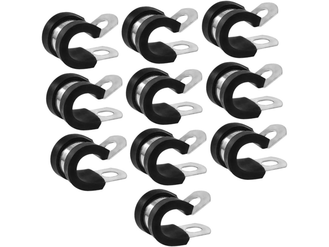 Abraçadeiras De Cabo Cabilock Série 2em Aço Inoxidável Com Isolamento Borracha, Suporte Para Tubos, Organizador De Cabos