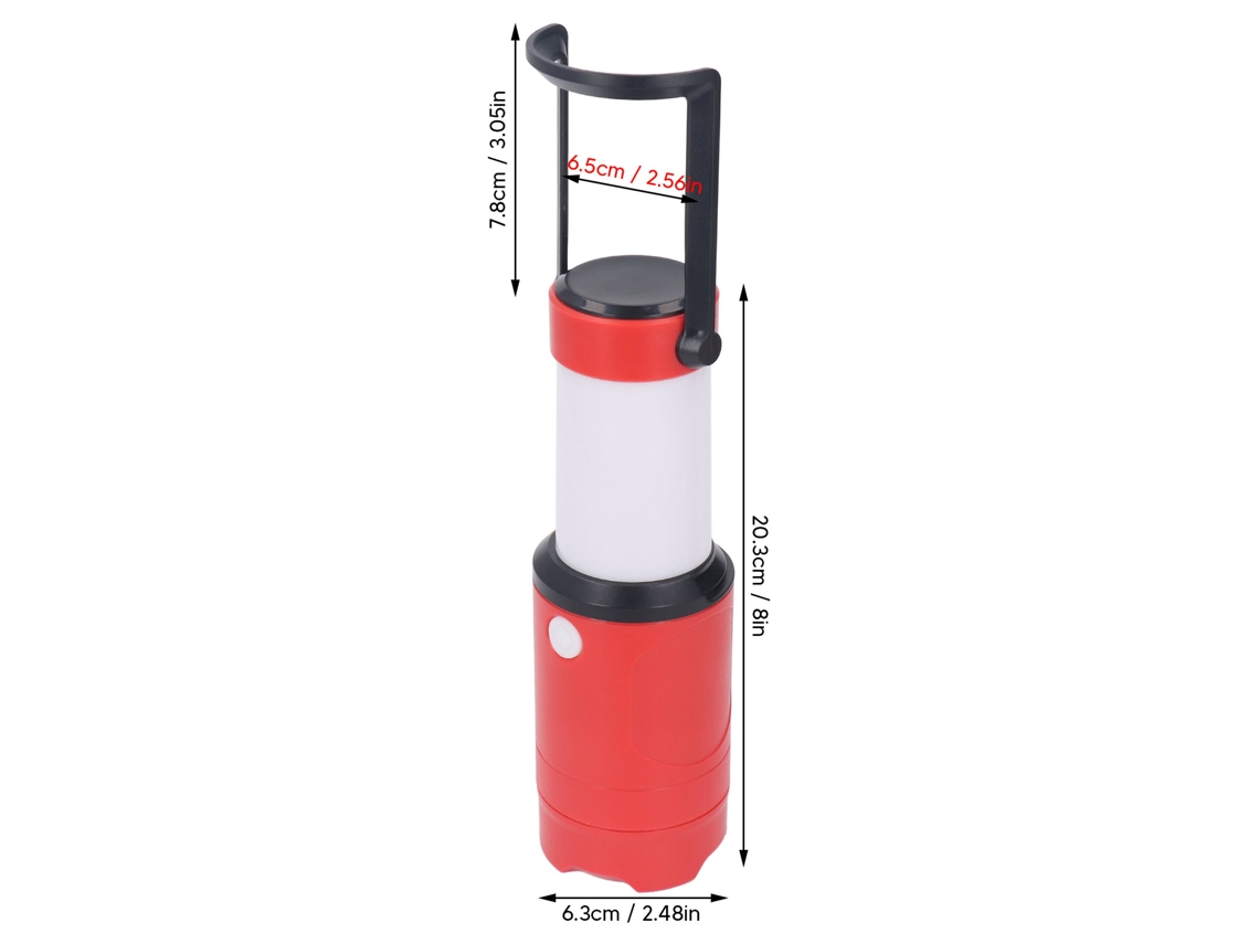 Lâmpada De Camping Led Portátil Laxiscreed À Prova De Água Ipx4 Com 3 Modos De Iluminação