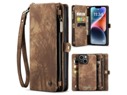 Caseme 008 Capa De Couro Multifuncional Destacável Para Iphone 15