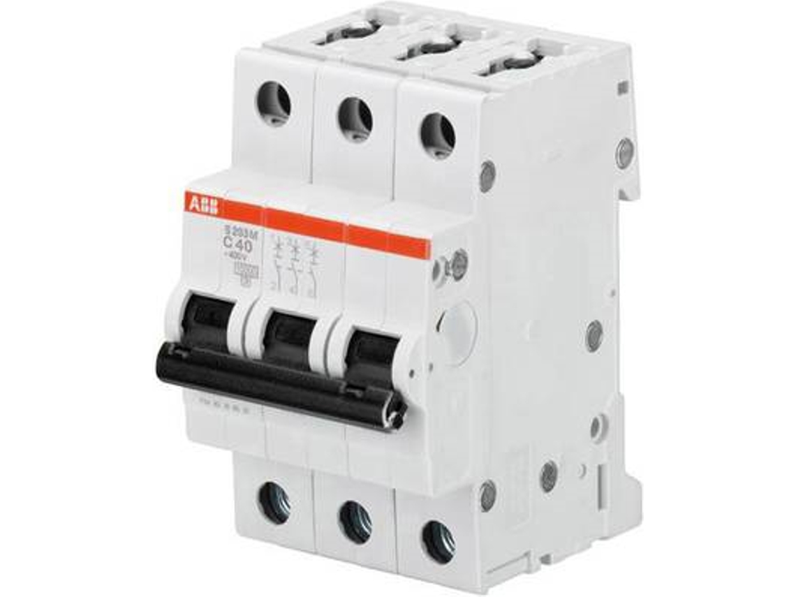 S203m C16 Disjuntor Miniatur Leistungsschalter C Tipo 3 3 Módulo (2cds273001r0164) Abb (e)