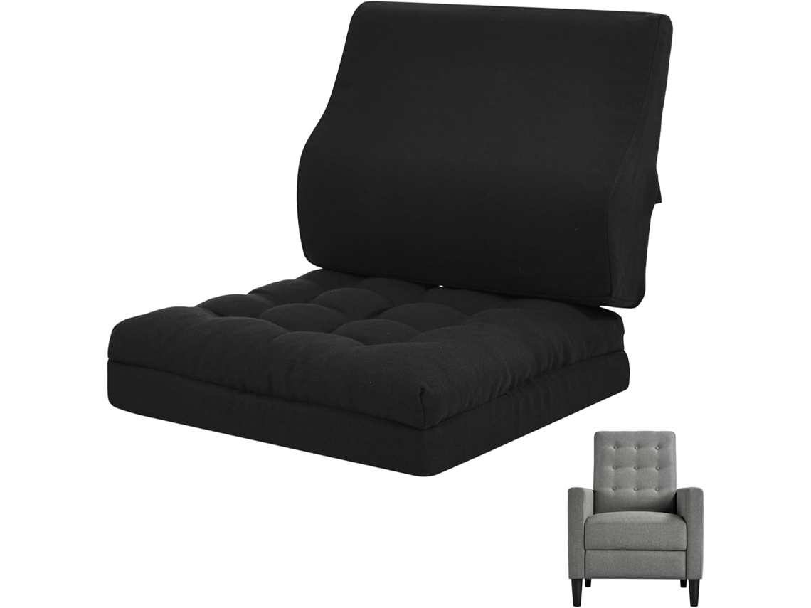 Assento com almofada de encosto, assento elevatório para idosos, dupla camada de espuma viscoelástica, Co