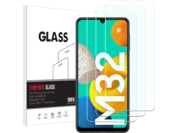 Conjunto de Películas de Ecrã Dureza Arranhões Alta para Samsung HONGWE. Vidro Temperado (3un)