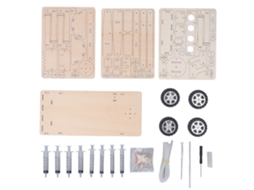 Brinquedo De Escavadeira De Madeira Kit Modelo Hidráulico Para Construir E Ensinar