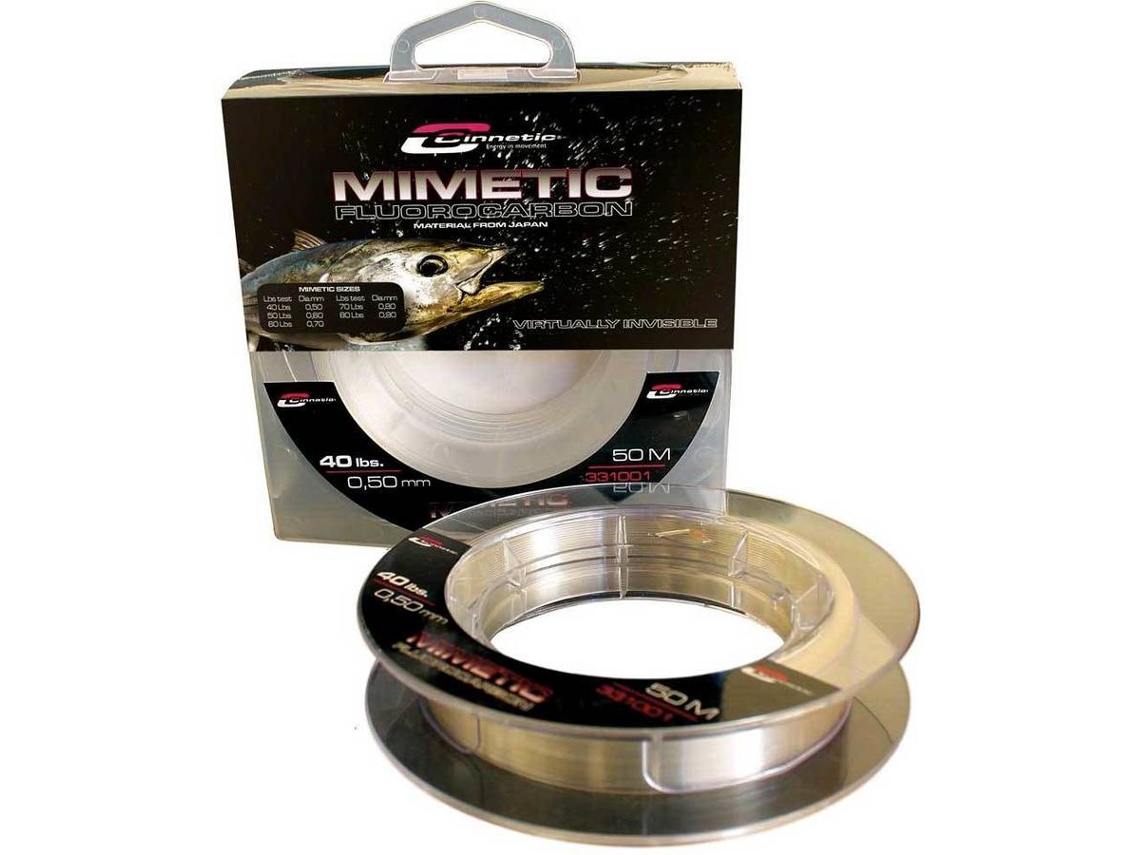 Linha de Pesca de fluorcarbono CINNETIC Mimetic Fluorocarbon (0.500 mm - 0,50 mm)
