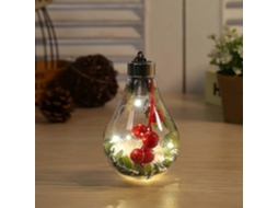 Bolas De Natal De Led Transparentes Para Decoração Com Pendurar, Enfeites Luminosos De Natal Para Pendurar E Luz Noturna Hengjian