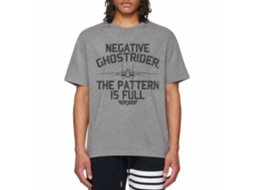 Rockinstone Top Gun Movie Negative Ghostrider Heather Graphite Adult T-shirt Size:m