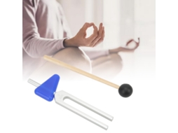 Yoga Diapasão com vibração precisa de 528 Hz para alívio do estresse, suave e portátil, ideal para meditação (528c) - aquaforge