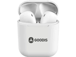Auriculares Bluetooth True Wireless GOODIS (Outlet Grade A - In Ear - Microfone - Branco)