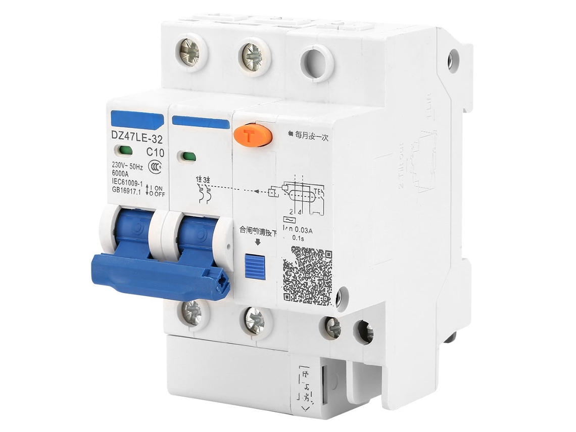 Laxiscreed Dz47le 32a Disjuntor 2p+2 Com Proteção De Fuga, 230v