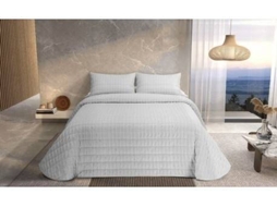 Colcha Pierre Cardin Ondas Branco 180 cm