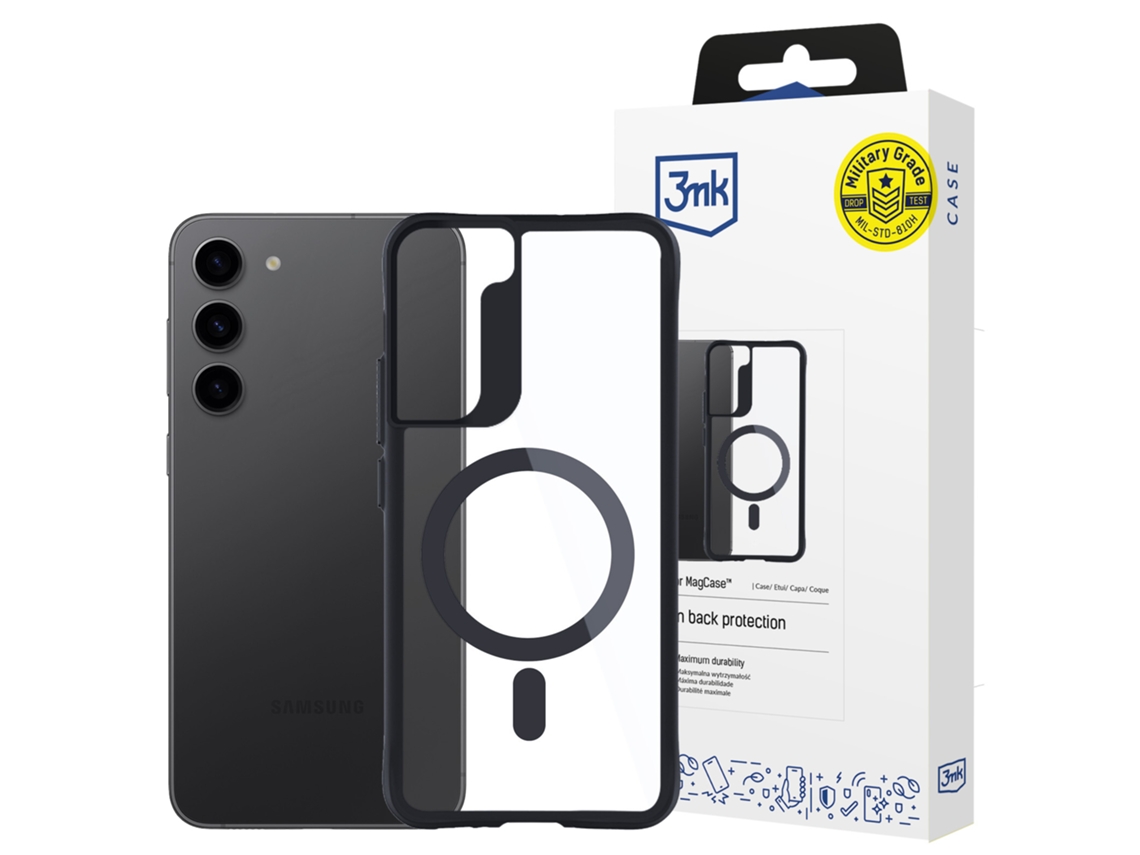 Capa 3mk Sattin Armor Para Samsung Galaxy S23 Proteção De Segurança