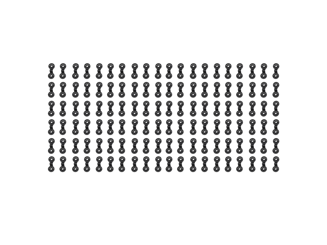 100 Grampos de Plástico para Tenda de Sombra Jardim
