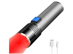 Lanterna de Luz Vermelha Led Lanterna de Aviação de Luzes de Caça Mini Luz Vermelha de Bolso Lanterna Vermelha Pequena. BISBISOUS VIGA EUROPE