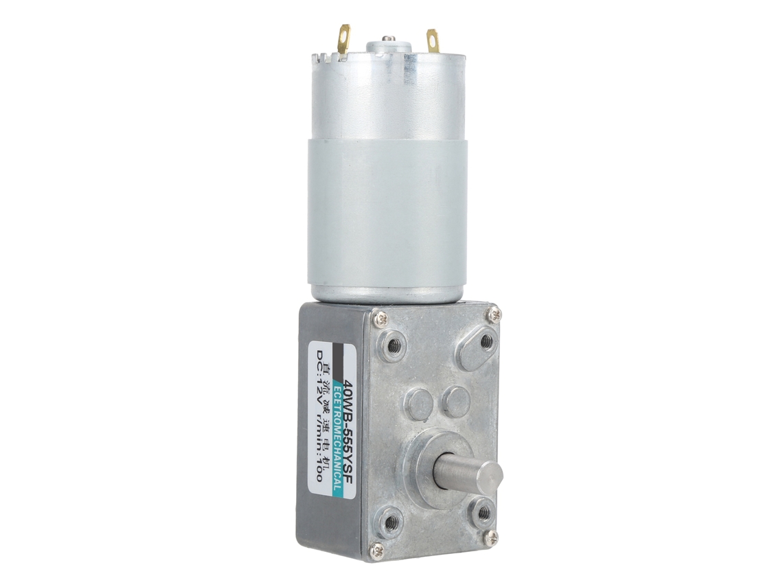 Motor de Engrenagem DC 12V com Grande Torque 100rpm